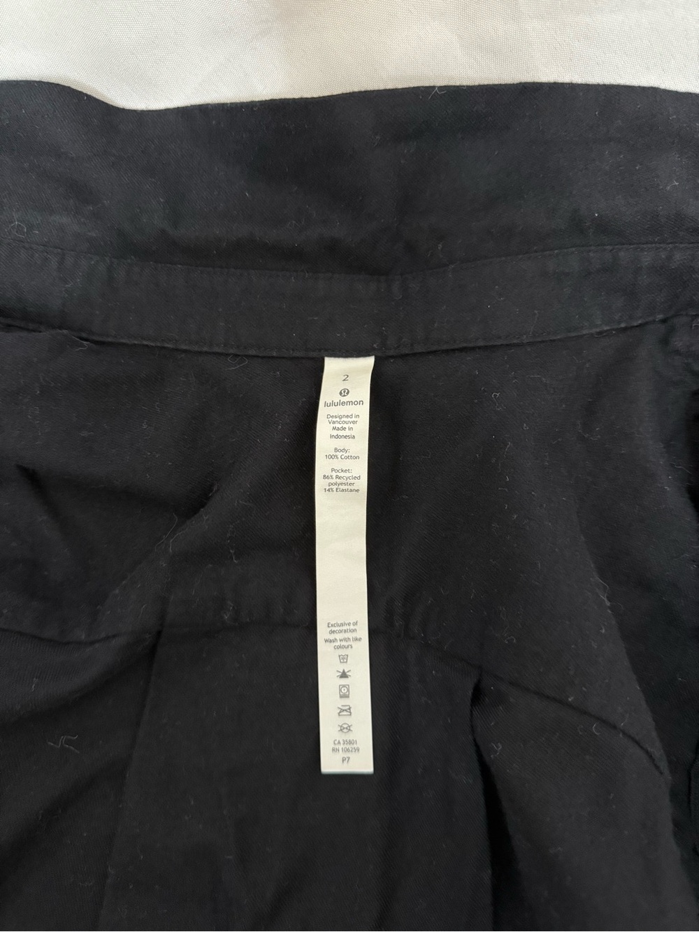 Lululemon Black Button-Up Shirt - Picture 7 of 7